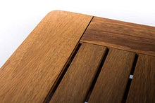 AVANTI TRENDSTORE - Malvi - Tavolo da Giardino, Pieghevole, in Legno Massiccio. Disponibile in 2 Diverse Misure. (Lap 75x72,5x75 cm)