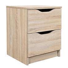 Inter Link Comodino Laminato, Decoro Rovere Sonoma