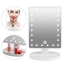 Specchio da trucco, 20 LED 10X manifesto specchio cosmetico touch screen USB ricarica specchio trucco