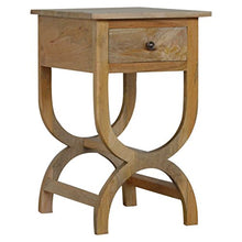 Artisan mobili comodino a, legno, finitura in rovere naturale