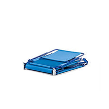 Home Kraft Bali Roof Sedia a sdraio da giardino lettino sdraio pieghevole con tetto blu