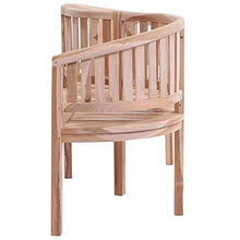 vidaXL Legno Massello di Teak Panca a S da Giardino Panchina Esterno Interno