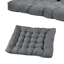 [en.casa] Divano Palette Euro DIY Divano per Dentro 1 x Cuscino per Il Sedile e 2 x Cuscino per Schienale Grigio incl. 1 Paletta Euro Schienale