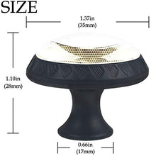 Orso geometrico Pomelli per Porta Set di 4 Pomelli per Mobili Manopole per Cassetti Cucina Armadio Vetro
