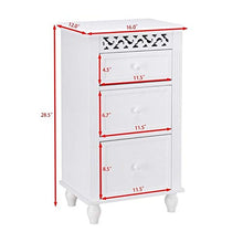 LGYLucky - Armadietto da Bagno in Legno, Stile Moderno, Colore: Bianco