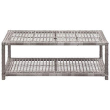E E-NICES Scarpiera con Panchina Grigia 80x40x30 cm in Polyrattan