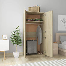 Tidyard Armadio Rovere Sonoma 80x52x180 cm in Truciolato