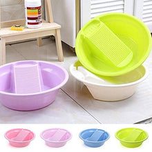 Plastica Washtub con Washboard ispessite Washtub per Il Lavaggio di Biancheria Intima del Bambino di plastica Lavabo, b