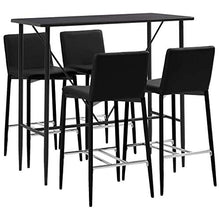 UnfadeMemory Set da Bar Set di mobili per Cucina, Giardino 5 pz in Similpelle Marrone