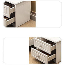 SLL- Moderna Minimalista Bianco di Legno Solido Comodino Locker, Comodino Comodino