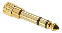 SaySure - 6.5mm 1/4" Male Plug to 3.5mm 1/8" Female Jack Stereo