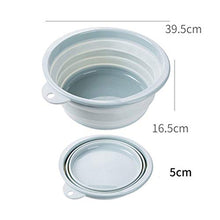 Lavabo pieghevole in Tre Colori, lavabo Portatile e Pieghevole, lavabo per Uso Domestico, Materiale PP + TPR