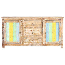vidaXL Credenza 151x40x75 cm in Legno Grezzo di Acacia