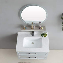 Mobile da Bagno Semplice Bagno Bagno Mobile Armadio Combinazione Balcone in Ceramica lavabo Set di vanità da Bagno Singolo lavabo (Color : Gray, Size : 53x80x53cm)