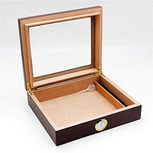 TGhosts Cigar Humidor, Desktop Cigar Humidor Cigar Box di stoccaggio, con igrometro e umidificatore Contiene 20-35 Sigari