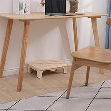 Sgabello con Gradino in Legno massello, Sgabello da Barba Resistente, Leggero e Antiscivolo, Sgabello Piccolo per Bambini, per casa, Bagno, Comodino