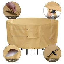 Sunkorto Table And Chair Cover Set, Waterproof, Wear Resistant, 239 cm, Light Brown