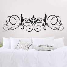 T-MK346 - Adesivi per testiera del letto, 57 x 190 cm, colore: Nero