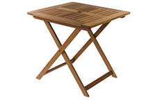 AVANTI TRENDSTORE - Malvi - Tavolo da Giardino, Pieghevole, in Legno Massiccio. Disponibile in 2 Diverse Misure. (Lap 75x72,5x75 cm)