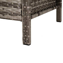 Outsunny Divano 3 Posti da Esterni in Rattan (PE) con Cuscini Imbottiti e Sfoderabili, Giardino/Terrazzo, 173x68x78cm - Arredi Casa