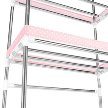 Cikonielf - Mobile da bagno per WC in acciaio inox, con 2 ripiani, 53 x 28 x 166 cm