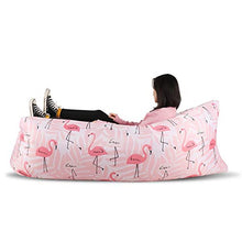 TAO Cuscino Gonfiabile Pieghevole dell'Aria di Viaggio del sofà del sofà della Spiaggia del sofà Gonfiabile della Luce del sofà del sofà Gonfiabile del Modello Sveglio 180 × 63cm (Color : Pink)