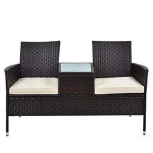 Set Mobili da Giardino Set Mobili da Esterno Arredamento Da Giardino In Rattan Set Da Giardino Panco Da Giardino Giardino Divano Patio Rattan Mobili Divano Weatherproof Per Il Cortile Del Patio A Bord