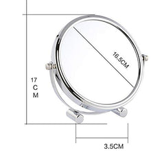 WXL Specchi da Tavolo 7 in Specchio per Il Trucco Desktop Double-Sided 360 Gradi Specchio cosmetico Portatile Semplice ingrandimento ad Alta Definizione Specchio Trucco con LED