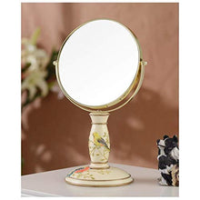 Faus Koco. Specchio Trucco Vintage, Specchio 360 °;Supporto Girevole, Ingrandimento 1X E 3X, Specchio Cosmetico Rotante Doppio Laterale Doppio Rotante
