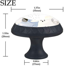 Trendy Scandinavian Pomelli per Porta Set di 4 Pomelli per Mobili Manopole per Cassetti Cucina Armadio Vetro