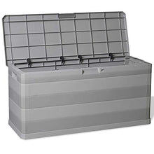 Oushome Baule da Giardino Grigio 117x45x56 cm