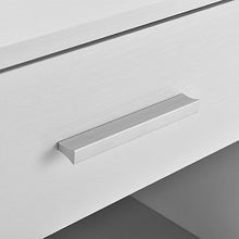 Comodino da Letto Elegante Bianco 1 x cassetto 1 x mensola
