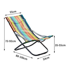 WUTONG Lettini da Giardino e reclinabili - Angolo Regolabile - Sedia da Lettura ergonomica Pieghevole Sedie da Ufficio Leggere con braccioli