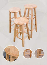 BDLYZ Yxsd Sgabelli Sgabello da Bar Sgabello Alto bancone in Legno for Isole Cucina, tavoli di Lavoro, Casa Bar (Size : Height 80cm)