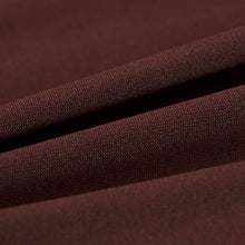 VanderHOME Copridivano Elastico Fodera per Divano in Tinta Unita in Spandex Marrone Scuro, 4 posti