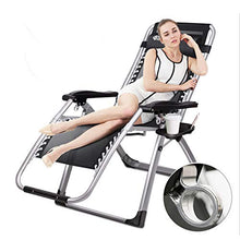 XIAOLY Poltroncina per Il Tempo Libero/Sedia Pieghevole Portatile, Versatile per Giardino, Coperta, Campeggio, Indoor, Ufficio,Black