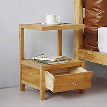 Comodini di Legno Solido Cassetone, Resistente, Adatto for Camera da Letto Soggiorno, Etc. (Color : B)