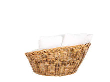 Beliani Letto Tondo da Esterno in Rattan Legno Chiaro Naturale Kallithea