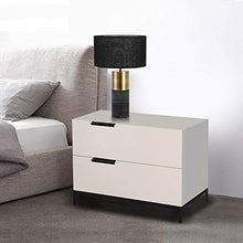 Comodino Tavolino Camera da Letto Comodino Tavolino Tavolino da caffè Tavolo con 2 cassetti for Camera da Letto Soggiorno Studio Camera Arredamento Moderno