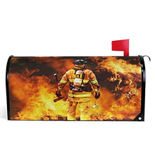 Vigile del fuoco modello casella postale copre giardino magnetico decorazione casa giardino dimensioni standard 53,3 cm x 45,7 cm