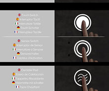 FORAM Personalizza Controluce LED Specchio - su Misura - con Interruttore e Accessori Caldo - Freddo Bianco L58