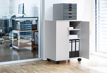 Durable 311502 Mobiletto Multifunzione 74/53 Chiuso, Bianco
