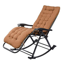 Generic Brands Sedie da Giardino reclinabili utili per Sdraio a gravità Zero, Sedia a Dondolo da Giardino per Esterni con Supporti in Cotone 200 kg