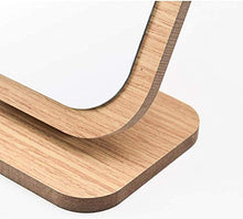 ZCM Specchio per Il Trucco, Desktop Ad Alta Definizione Specchio di Bellezza in Legno A Un Lato Specchio Pieghevole per Specchi Specchio Princess Portatile da Tavolo di Grandi Dimensioni