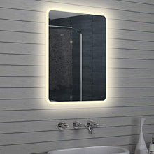 Lux-aqua - Specchio da bagno a LED, 70 x 50 cm, M1575, 70 x 50 x 3 cm