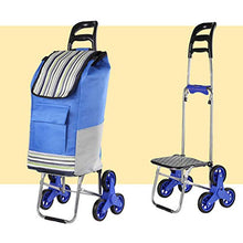 Carrello a Mano Carrello per Salire Le Scale Pieghevole Carrello Piccolo Carrello Portatile