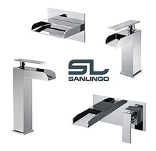 Serie YLA Design Bagno Rubinetto Miscelatore Monocomando Lavabo Cromo Sanlingo