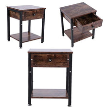 Comodino industriale con cassetti- 40 x 34 x 50 cm