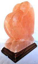 Lampada di Sale Salgemma dell'Himalaya Cuore con Certificato Garanzia