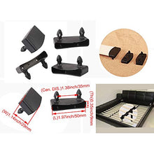 RDEXP - Supporti per doghe da letto, prodotto di ricambio, colore nero, confezione da 50 pezzi